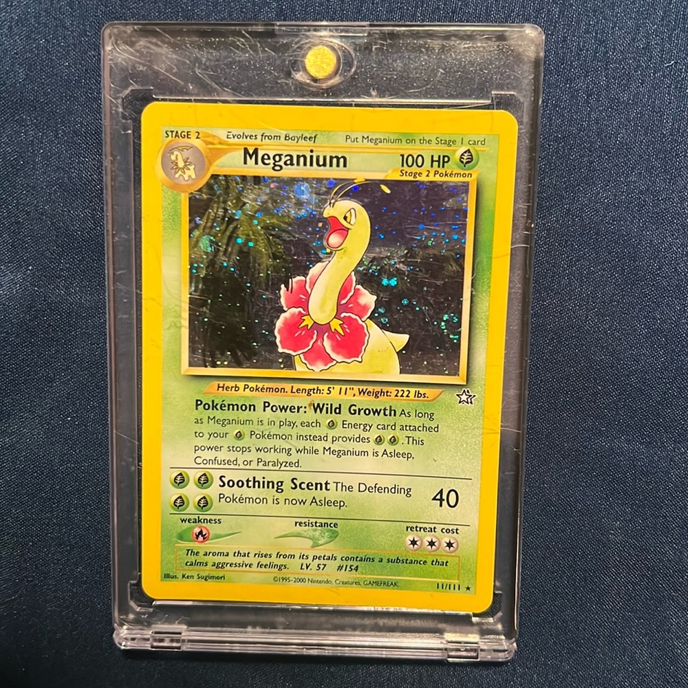 Meganium pokemon card
